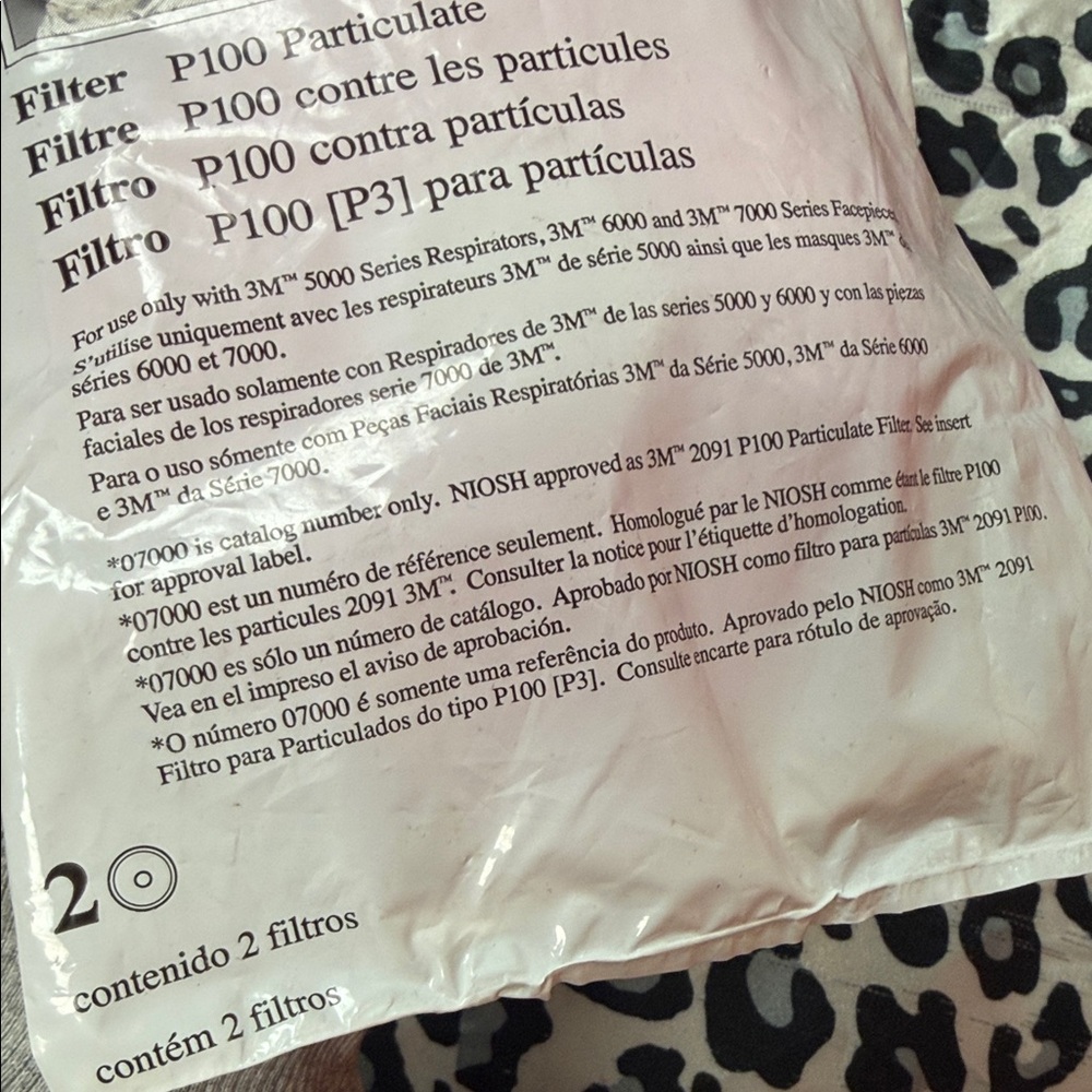 3M P100 Particulate Filters - Picture 4 of 6